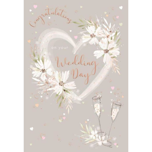 Picture of CONGRATULATIONS ON YOUR WEDDING DAY CARD